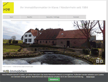 Tablet Screenshot of hdb-immobilien.de